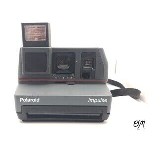 Vtg Polaroid Impulse Instant Film Camera w Strap Made in USA - UNTESTED
